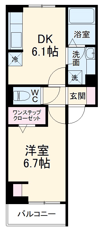 Lilien CourtⅡの間取り