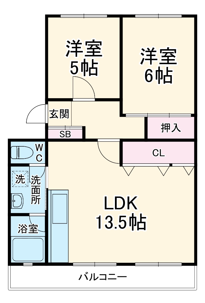 原マンションの間取り