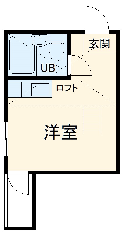 アネックス元住吉の間取り