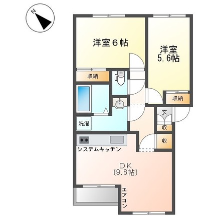 グリーンフォレスト大野Ⅰの間取り