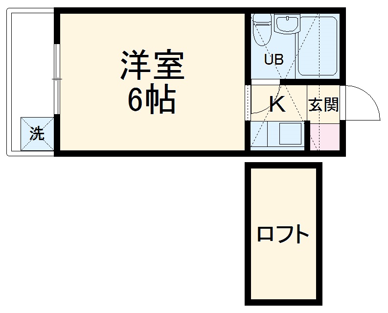 エクセル市川の間取り