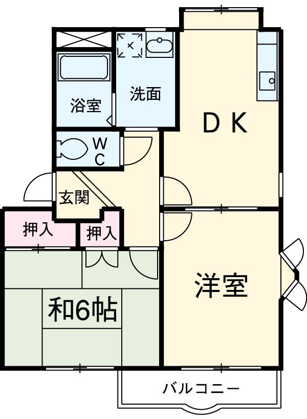 トルースヒルズITM H棟の間取り