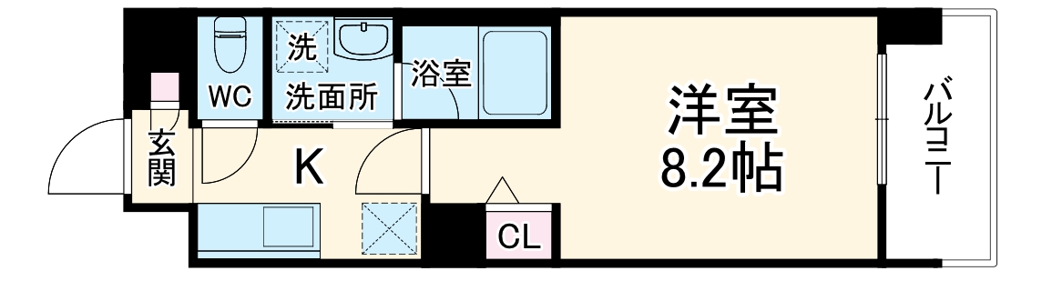 Gioia城東中央の間取り