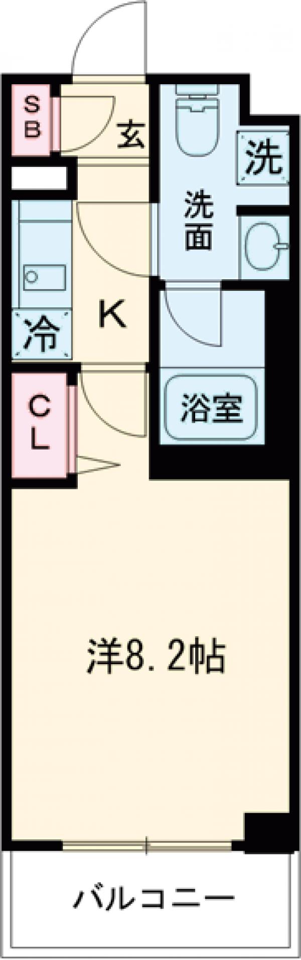 シェル上池台の間取り