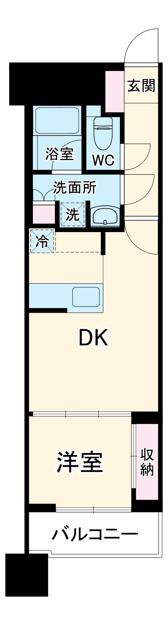 バースシティ横浜大通り公園の間取り