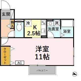 メイプル　ブランシェⅡの間取り