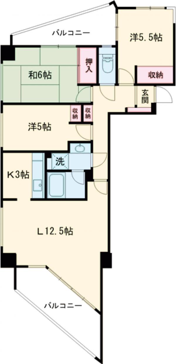 ナビウス王子本町の間取り