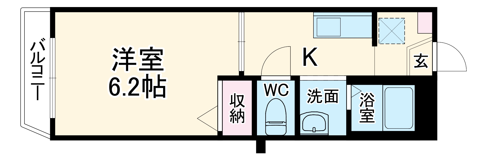 コンフォート新城の間取り