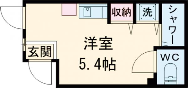 ハーモニーテラス八幡山の間取り