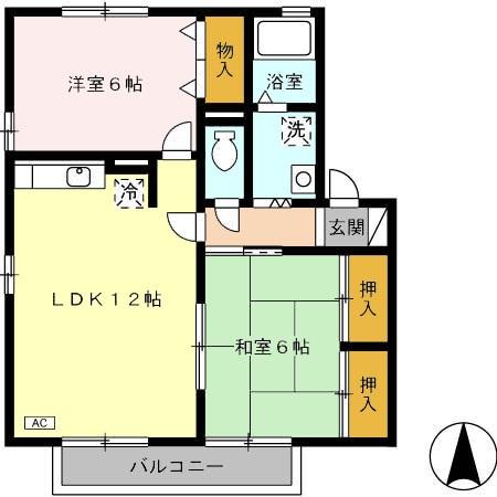 アネシス Bの間取り