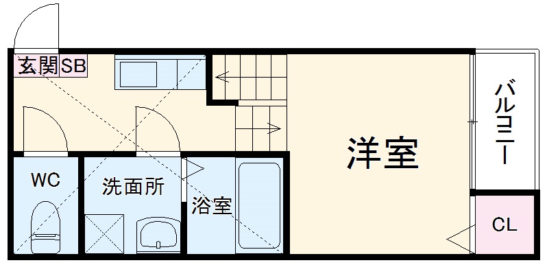メゾン本千葉の間取り