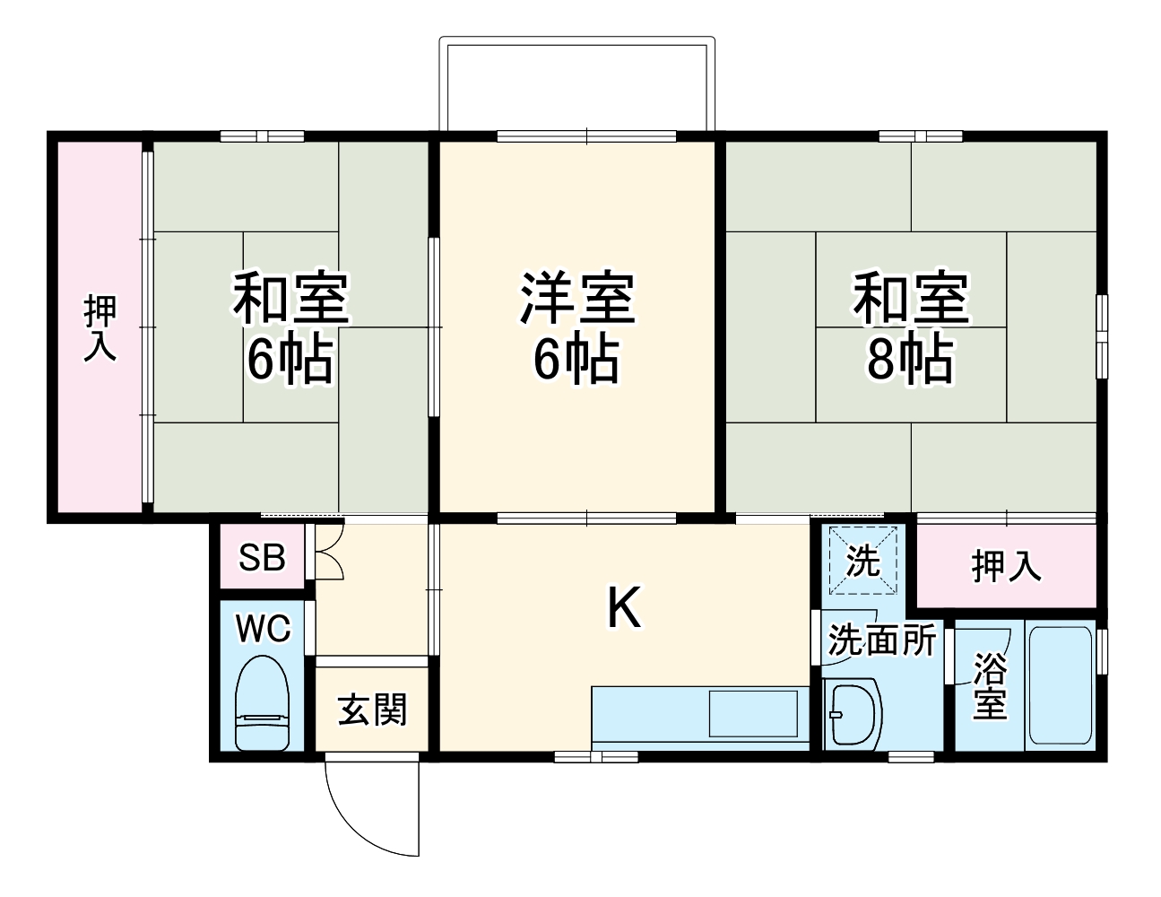 サンシャイン大松の間取り