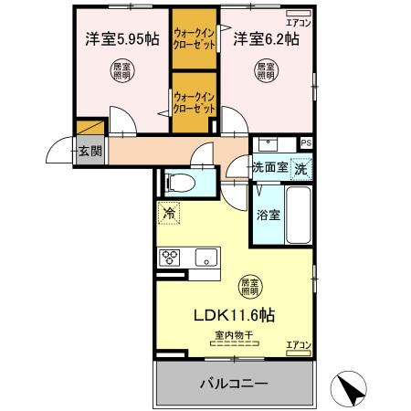 パーシモンの間取り