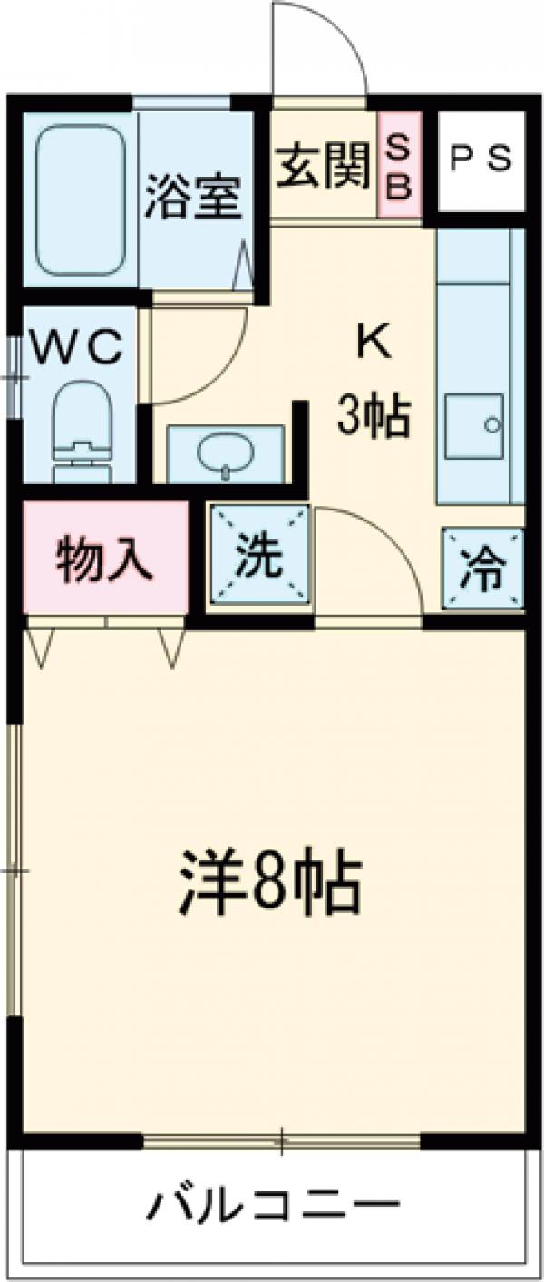 サンハイムミヤタAの間取り