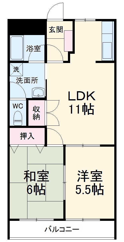 メゾンエイムⅡの間取り