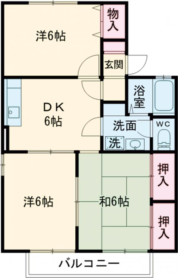 エスポワールDの間取り