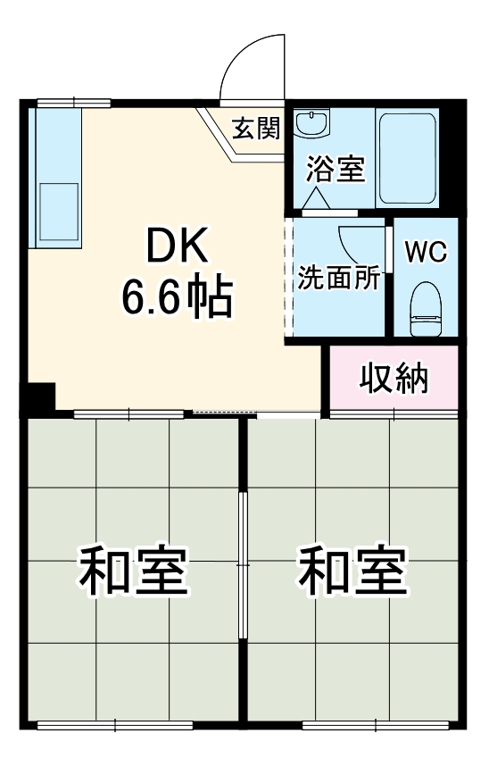 コーポエクセルの間取り