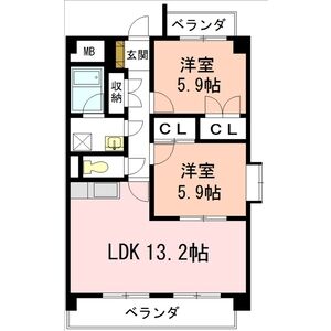 レージュ神ノ倉の間取り