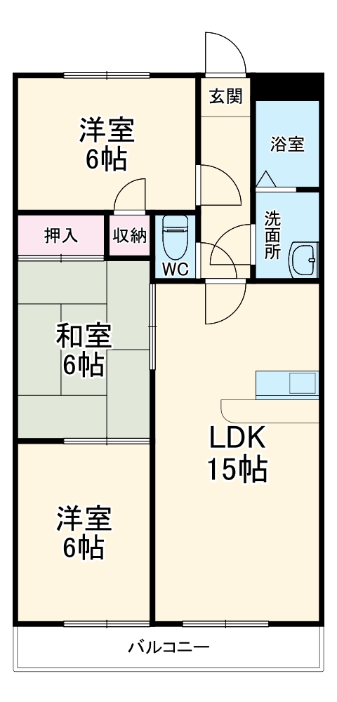 パールスクエアの間取り