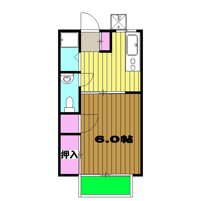 コーポグリーンアイの間取り