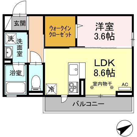 ディーアリビラの間取り