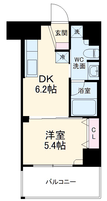 ライフレビュー横濱関内パークフロントの間取り