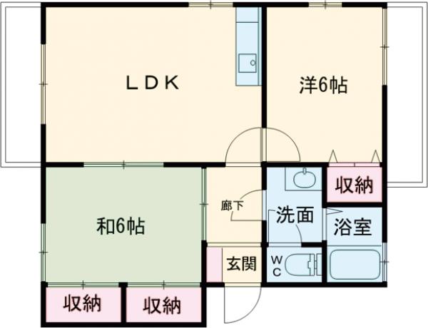 エクシード岸和田の間取り