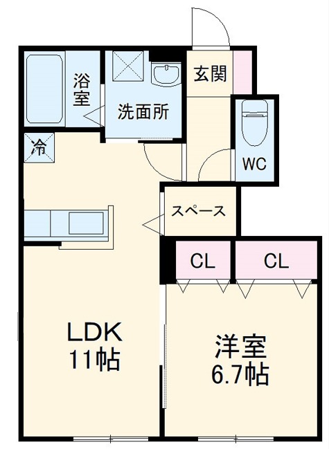 メゾンボヌールⅠの間取り