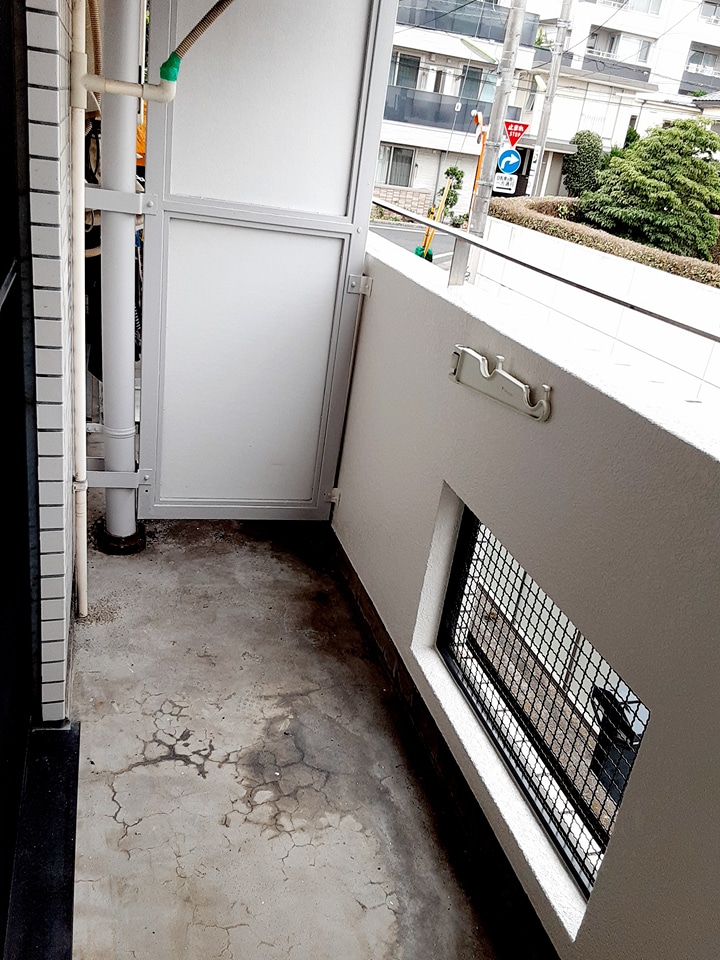 9/22 バルコニー