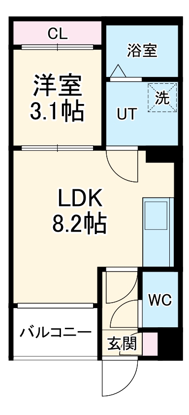 REGALEST道徳の間取り