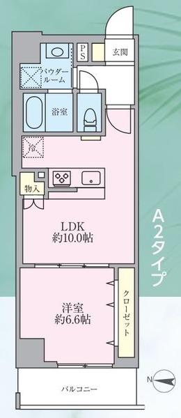 旭buildingの間取り