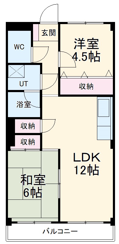 メゾン阪野の間取り