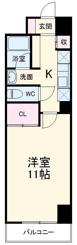 アンジュフローリアの間取り