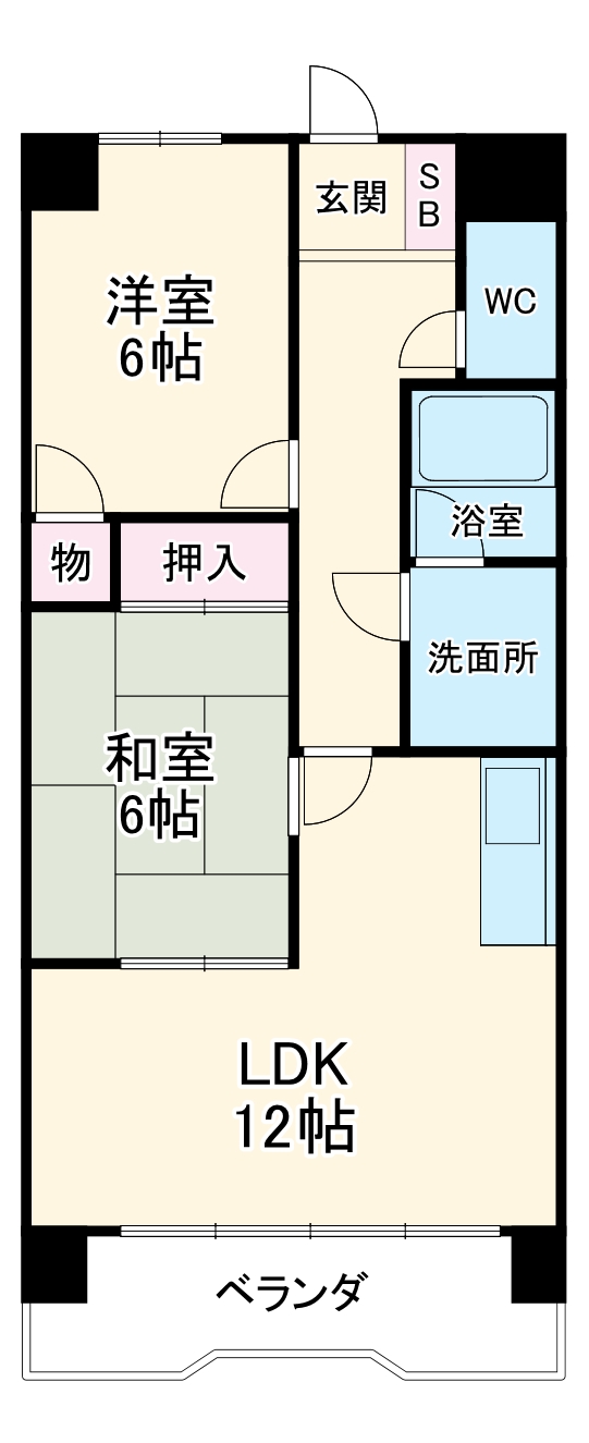 アクシス呼続の間取り