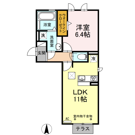 エスポワールHugの間取り