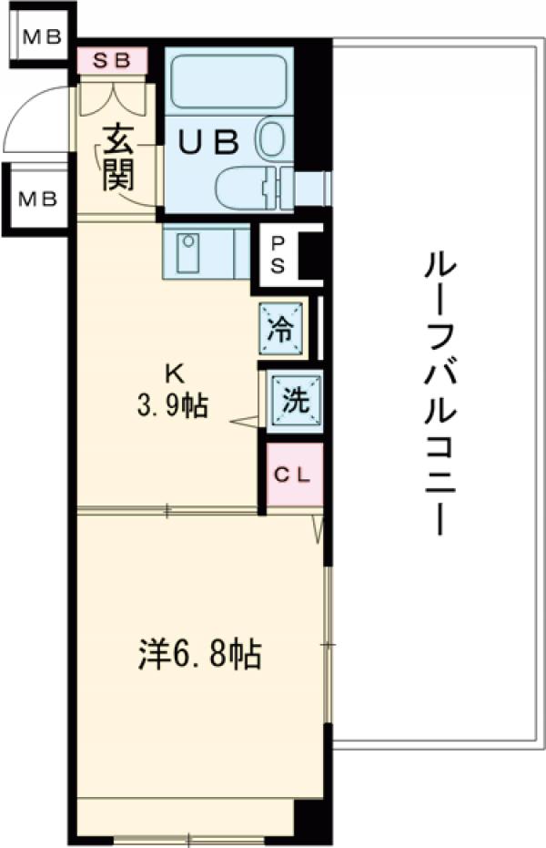 日神デュオステージ笹塚西館の間取り