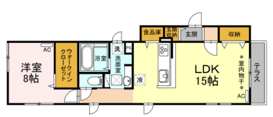 ラフィーネコートの間取り