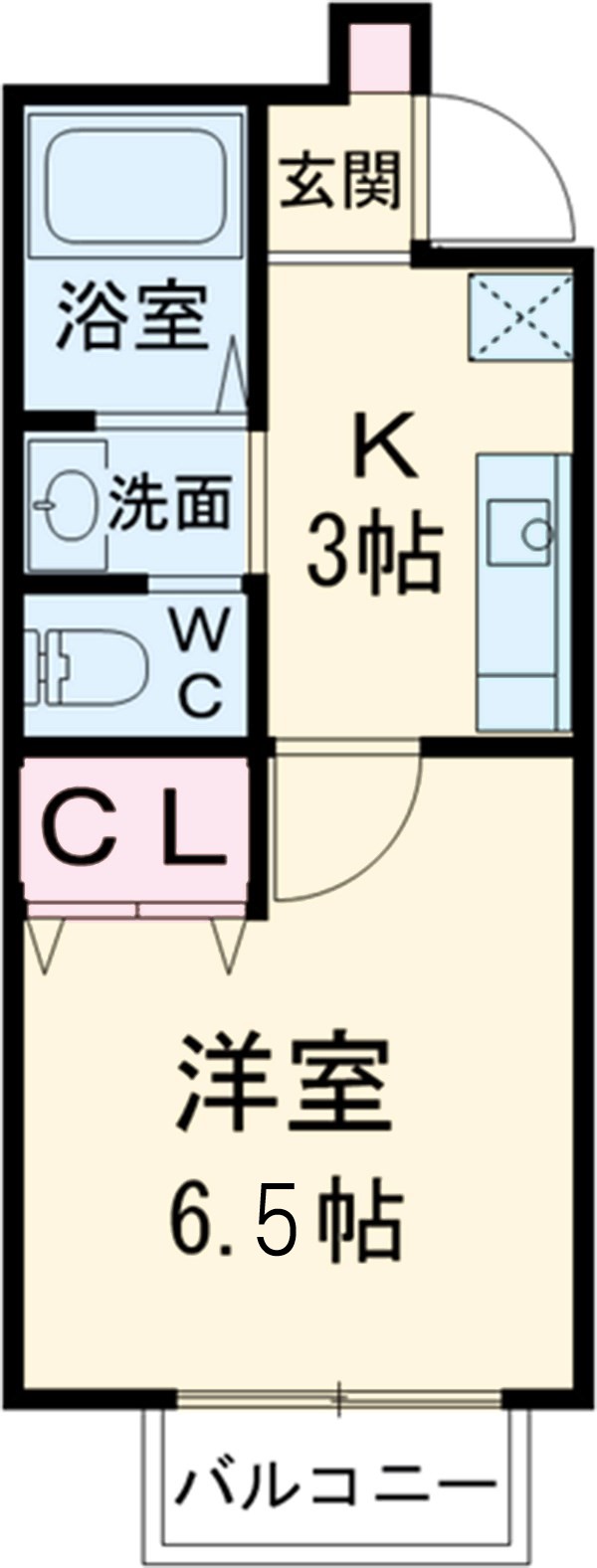キャメル松戸岩瀬の間取り