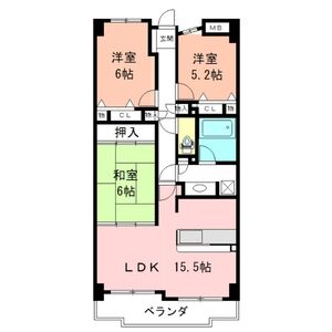 ユニーブル原駅前の間取り