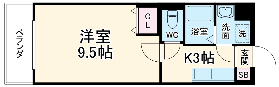 ハーヴェストⅤの間取り