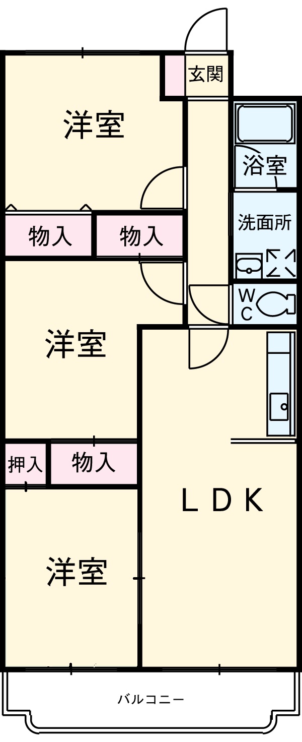 GハウスLavieの間取り