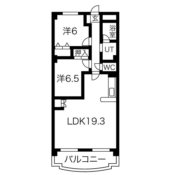 GハウスLavieの間取り