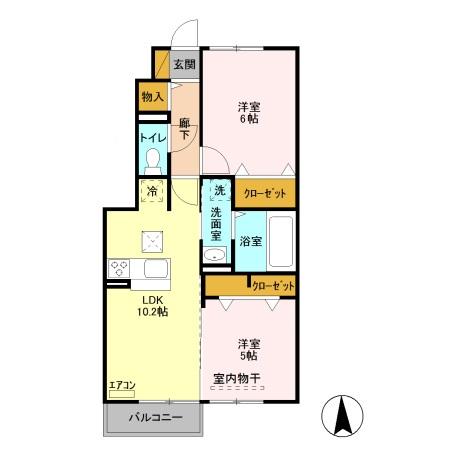 グリーンヒルズの間取り