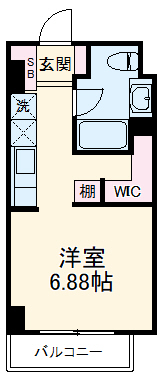 ART APARTMENT IN Ootaka-no-Morの間取り
