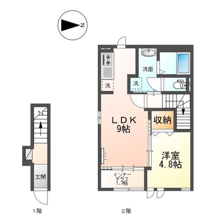 Green Stream 黒野の間取り