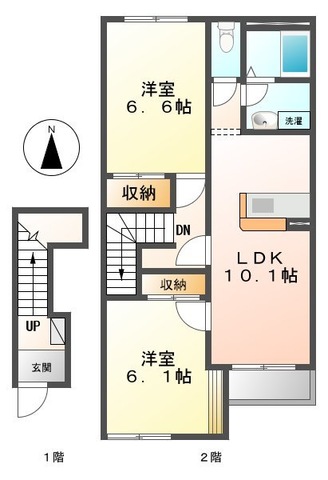 アシューレの間取り