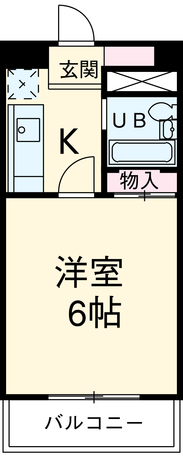 アビタシオン根岸Ⅱの間取り