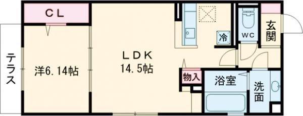 サンク アン 吉祥寺の間取り