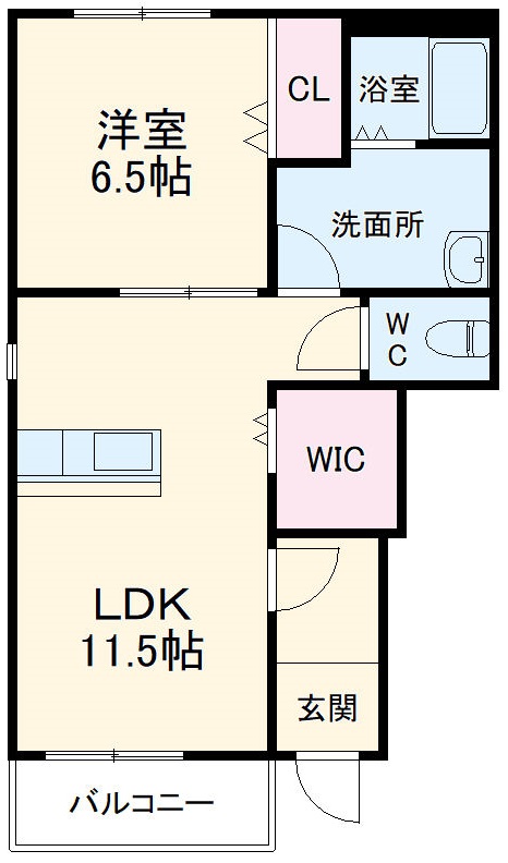 MC Village C棟の間取り