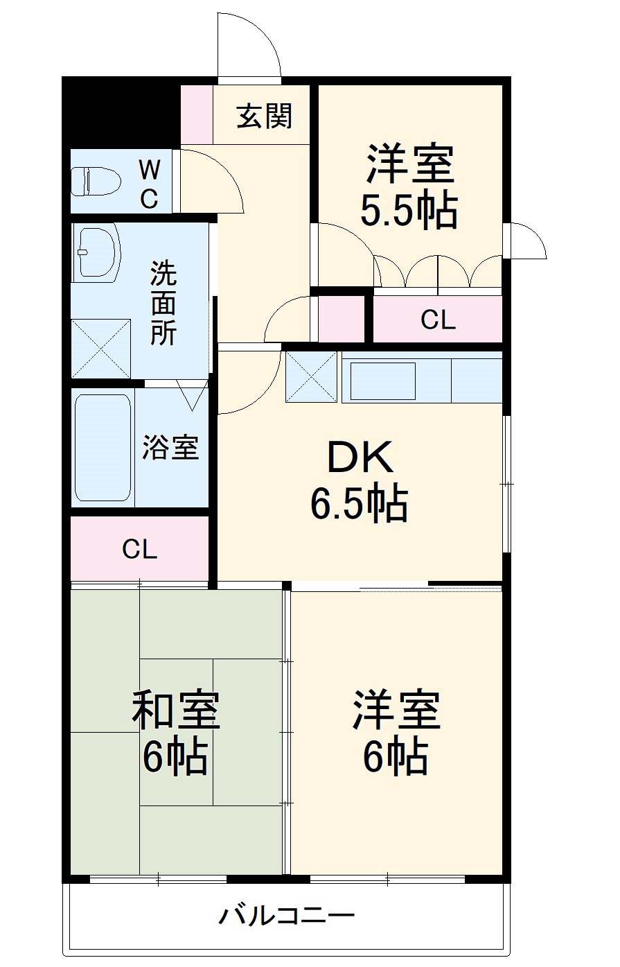 セントラルハイツ植田の間取り
